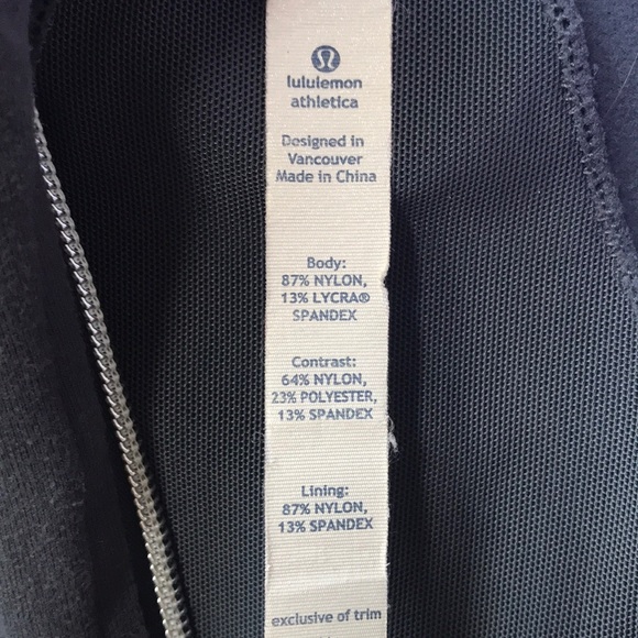 Lululemon Athletica Gray/Purple Front Zip Jacket - Picture 10 of 11